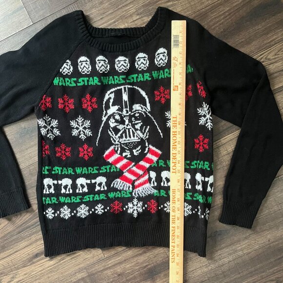 Star Wars Darth Vader Ugly Christmas Party Sweater Mens /  Womens Size Medium - Picture 3 of 4